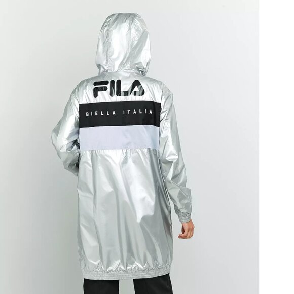 FILA Hooded Metallic Jacket Sz Small - Picture 2 of 8